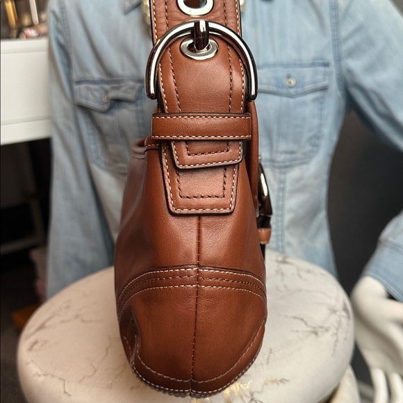 Coach Vintage cognac leather Soho 🤎🧡🤎 shoulder bag - Picture 9 of 16